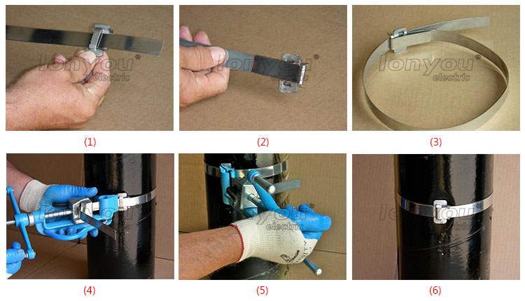 隆优通用型不锈钢扎带紧带机-LYBT001的使用方法